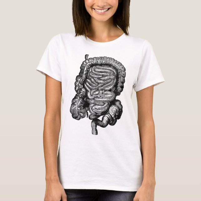 INTESTINES DIAGRAM VINTAGE T-Shirt (Front)