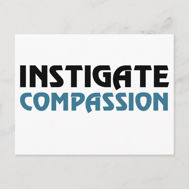 Intigate Compassion (The Great Karma Edition) Postcard (Front)