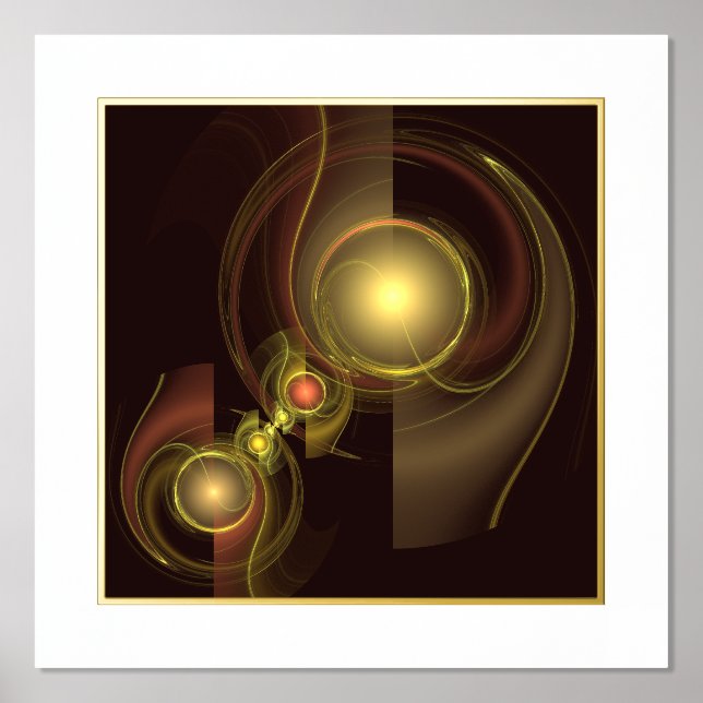 Intimate Connection Abstract Art Foil Prints (Front)