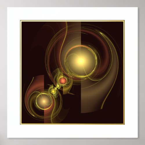 Intimate Connection Abstract Art Foil Prints