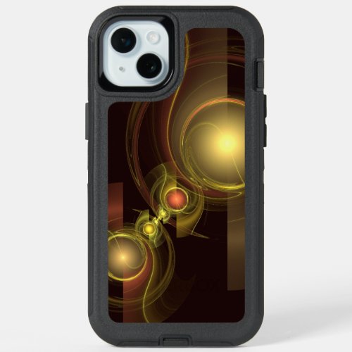 Intimate Connection Abstract Art iPhone 15 Plus Case