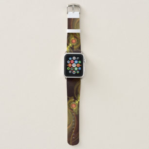 Intimate Connection Golden Energy Abstract Art Apple Watch Band