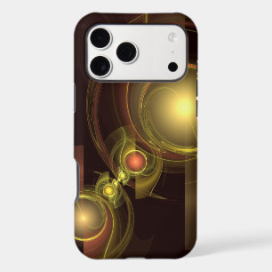 Intimate Connection Golden Energy Abstract Art iPhone 17 Pro Max Case