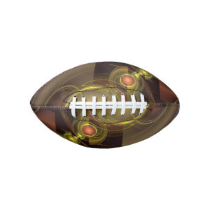 Intimate Connection Golden Energy Abstract Art Football