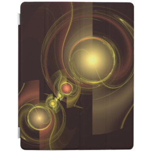 Intimate Connection Golden Energy Abstract Art iPad Smart Cover