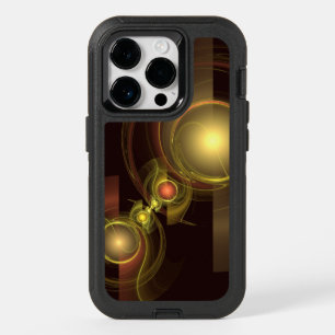 Intimate Connection Golden Energy Abstract Art OtterBox iPhone 14 Pro Case