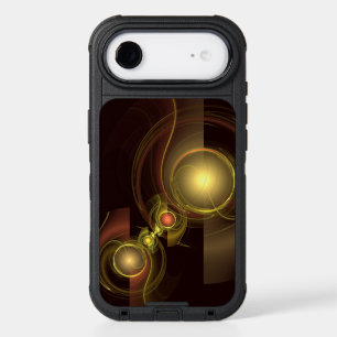 Intimate Connection Golden Energy Abstract Art iPhone 17 Air Case