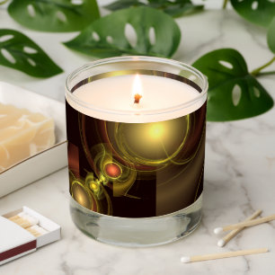 Intimate Connection Golden Energy Abstract Art Scented Candle