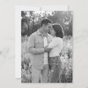 Intimate Gray Realistic Photo Invitation