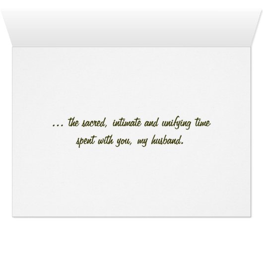 Intimate Tranquility Cards (Inside Horizontal (Bottom))