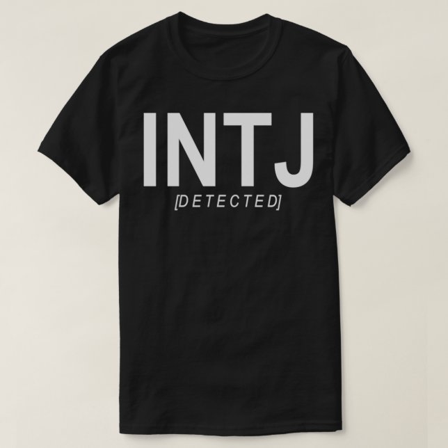 INTJ 16 PERSONALITIES T-Shirt (Design Front)