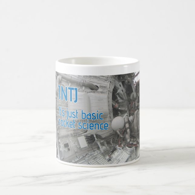 INTJ "It's just basic rocket science" Mug (Center)