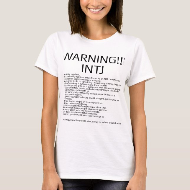 INTJ Rules T-Shirt (Front)