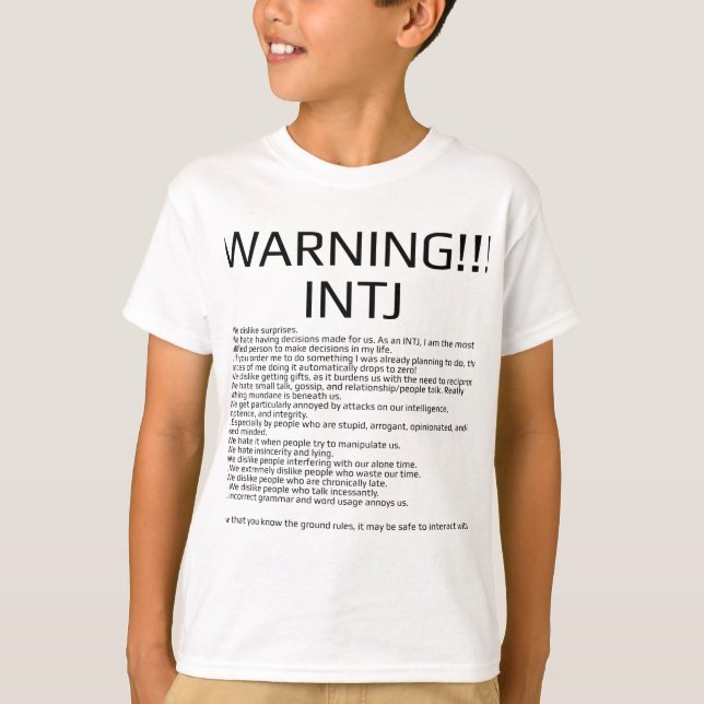 INTJ Rules T-Shirt (Front)