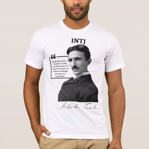 INTJ T_Shirt Nikola Tesla