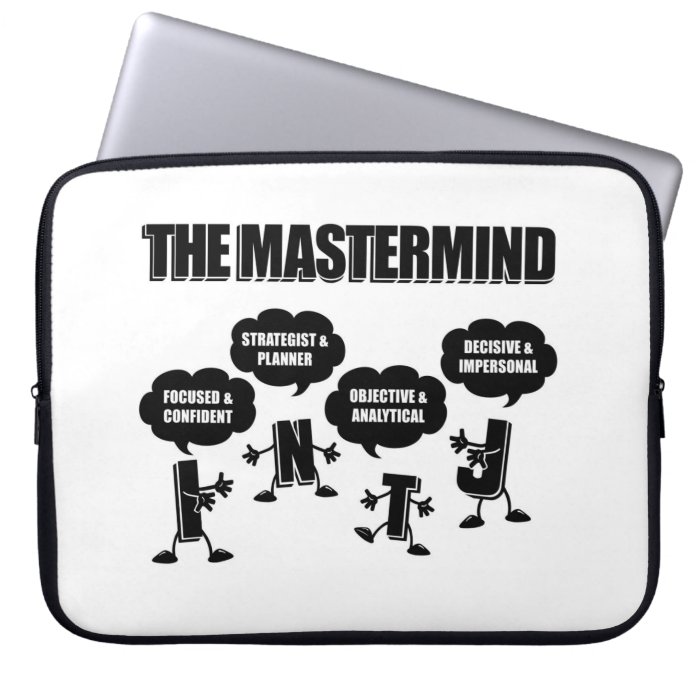 INTJ   The Mastermind Laptop Sleeve   Style #2