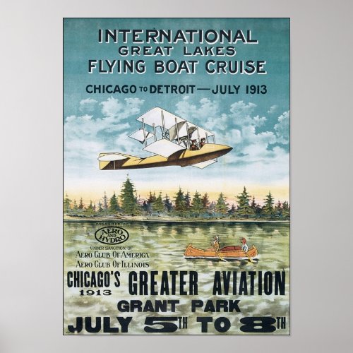 Intl Great Lakes Flying Boat Cruise Poster