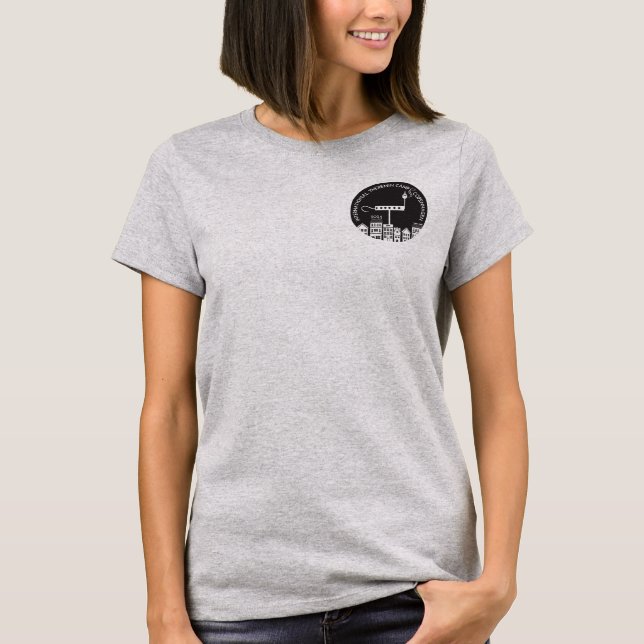 Intl Theremin Camp CPH - blk circ women's pocket T-Shirt (Front)