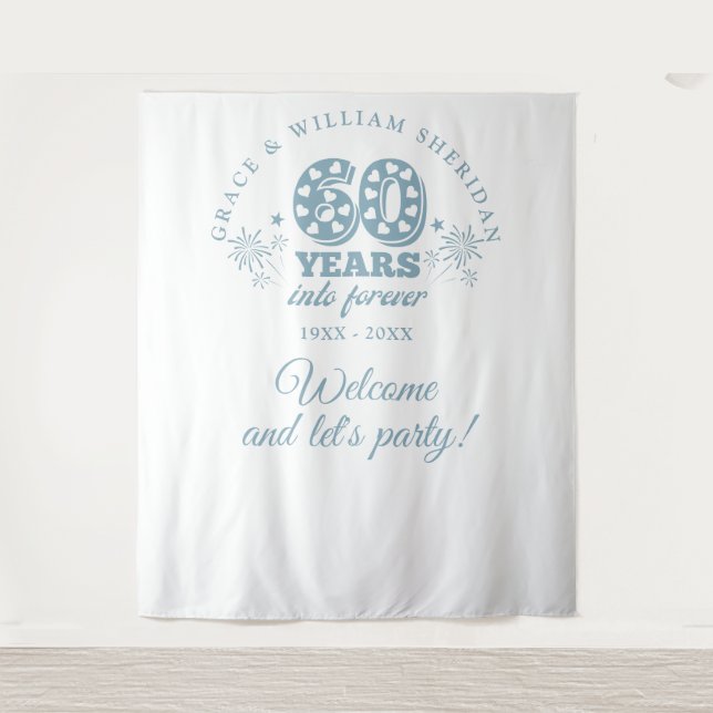 Into Forever 60th Anniversary Photo Backdrop (Front)