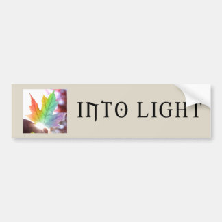 Into Light Bumper Sticker