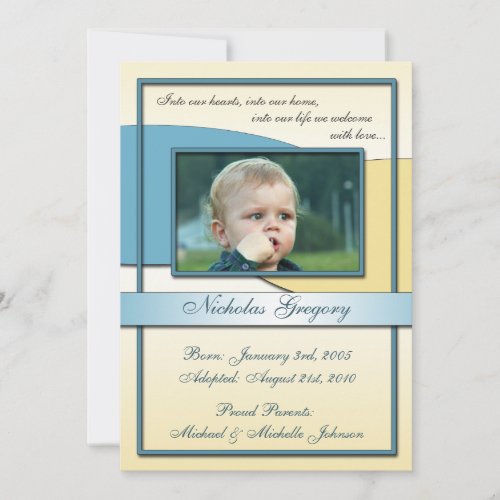 Into Our Hearts ~ Adoption Announcements