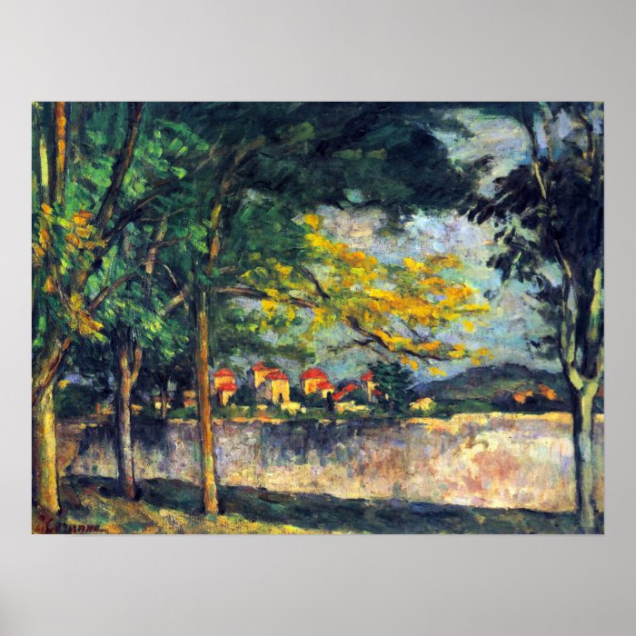 Into Street by Paul Cezanne Print