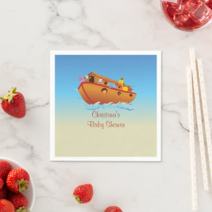Into The Ark Baby Shower Napkins