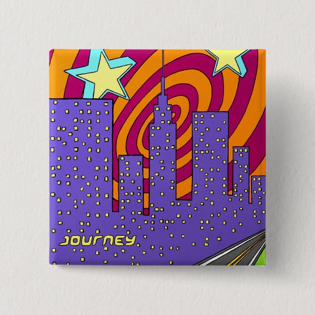 "Into the City" Button (Front)