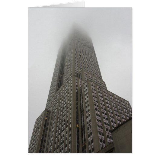 Into the Clouds -Empire State Bldg - NYC Cards (Front)