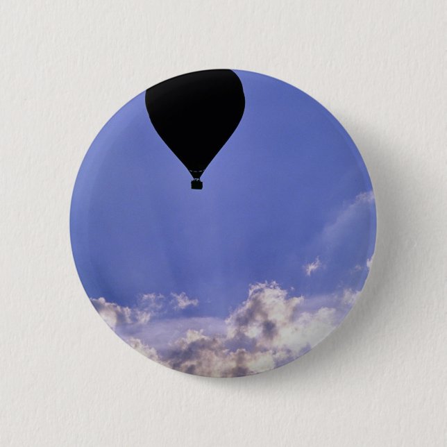 Into the clouds pinback button (Front)
