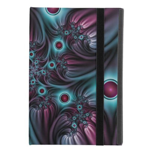 Into the Depth Blue Pink Abstract Fractal Art iPad Mini 4 Case