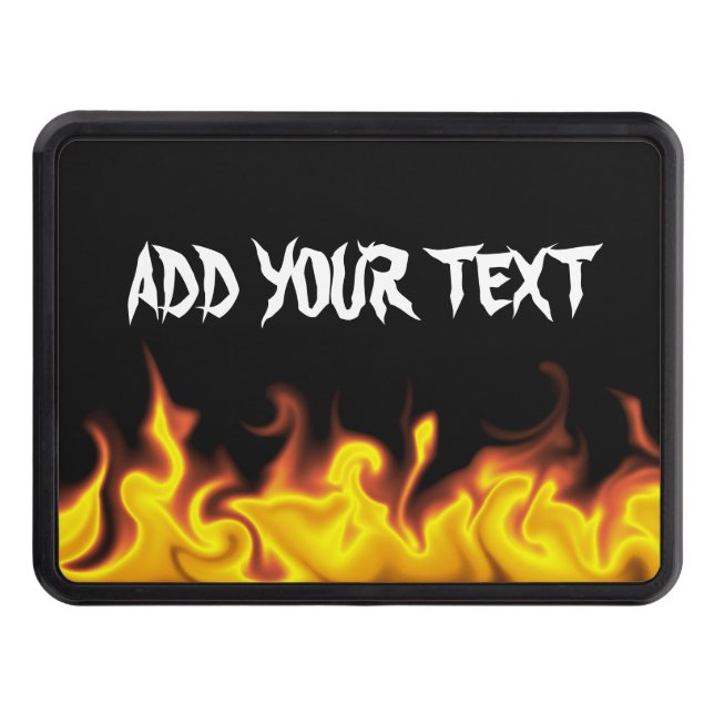 Into the Fire Hitch Cover (Front)