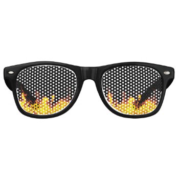 Into The Fire Retro Sunglasses by Iverson_Designs at Zazzle