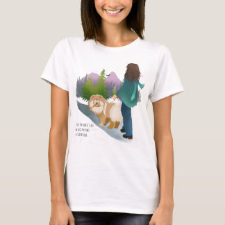 INTO THE FOREST I GO -  Chow Teeshirt-white TShirt