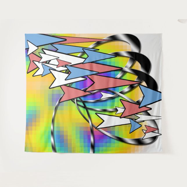 Into The Future Tapestry (Front (Horizontal))