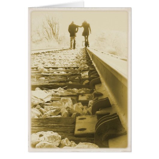 Into the Future Together - Blank Inside Card (Front)