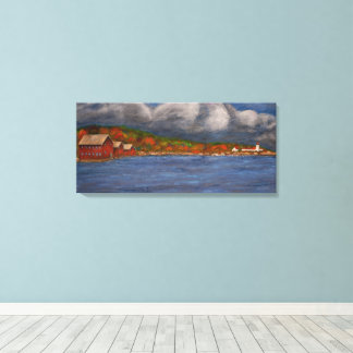 Into The Harbor Canvas Print
