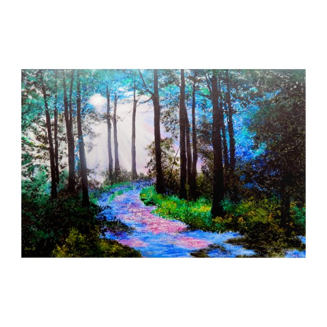 Into the light acrylic print (Front)