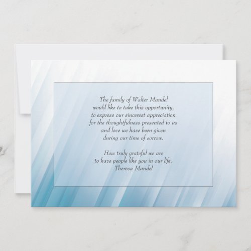 Into The Light Bereavement Card