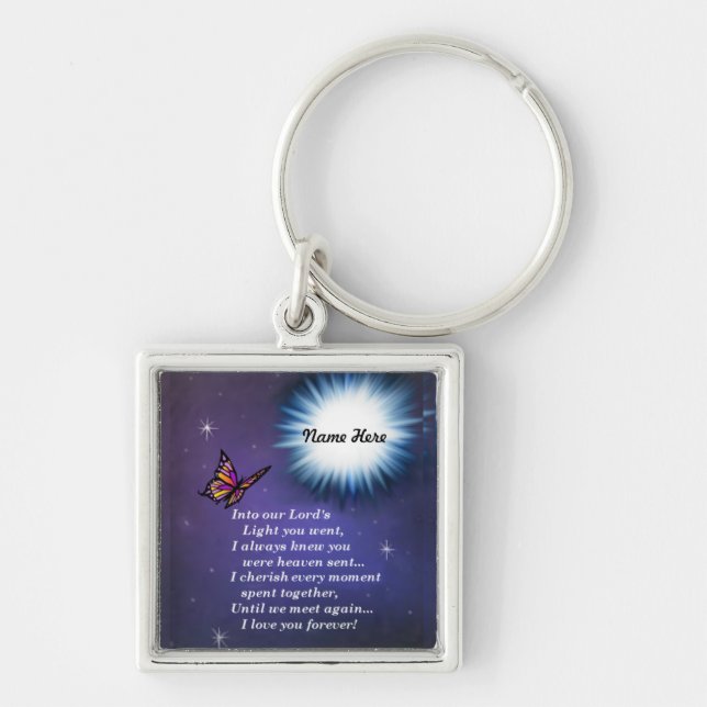 Into The Light Butterfly Keychain (Front)