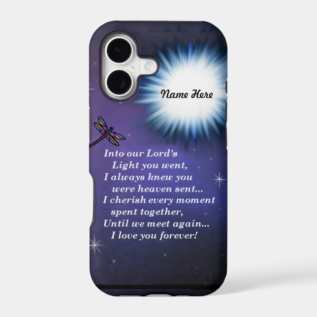 Into The Light Dragonfly Iphone Case (Back)