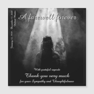 Into the Light - Goodbye My Dear Thank You Card