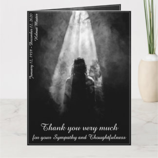 Into the Light - Goodbye My Dear Thank You Card
