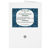 Into The Light Mermaid Card (Back)