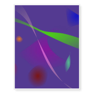 Into the Light Purple Temporary Tattoos