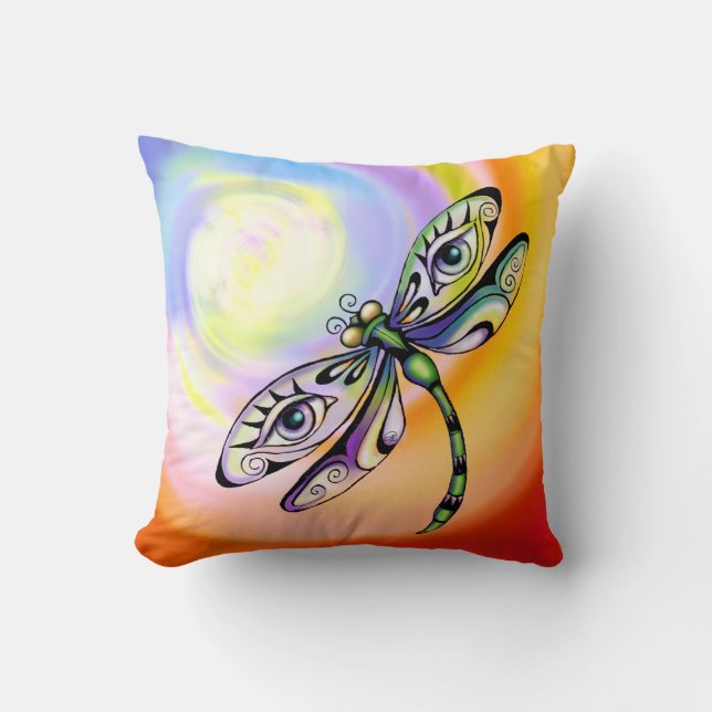 Into the Light Throw Pillow (Front)