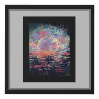 Into the Moon - Faux Canvas Wrap