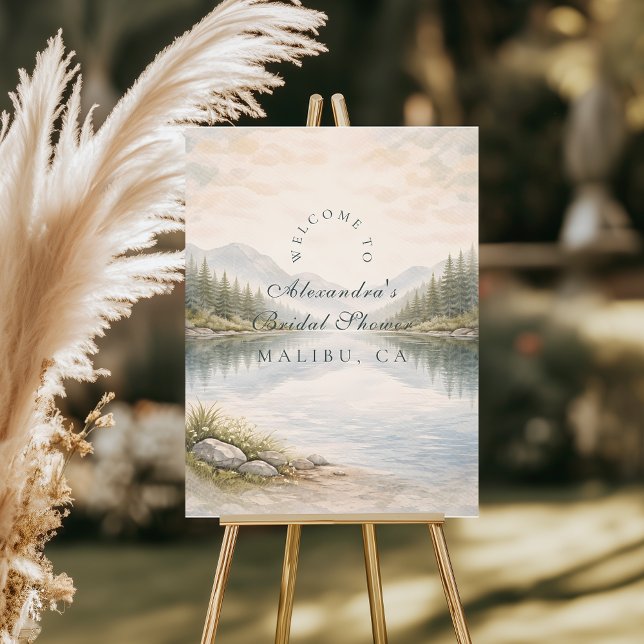 Into The Mountains Bridal Shower Foam Board (Creator Uploaded)