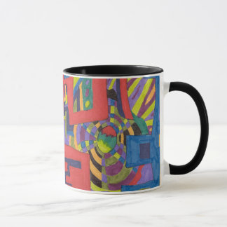 Into the Net, Abstract Art Mug