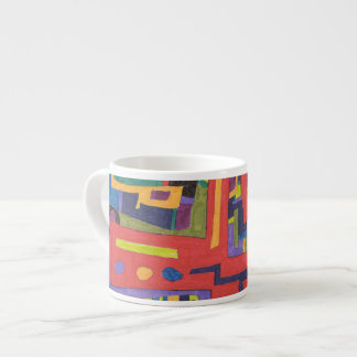 Into the Net, abstract Espresso Cup